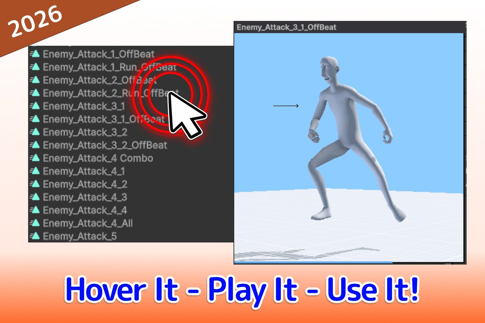 Animation Hover Preview - Preview With Your Mouse