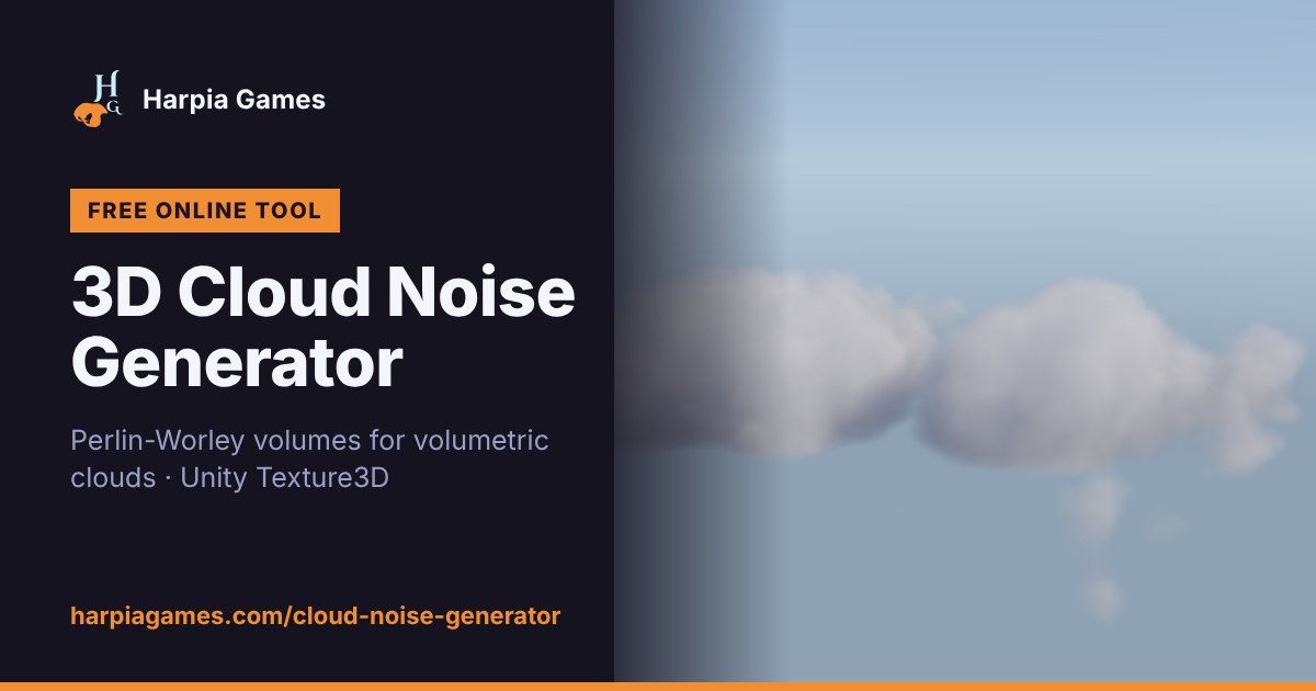 3D Cloud Noise Generator