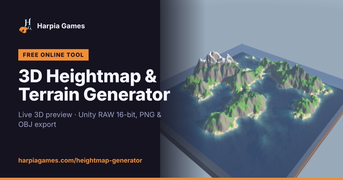 3D Heightmap Generator
